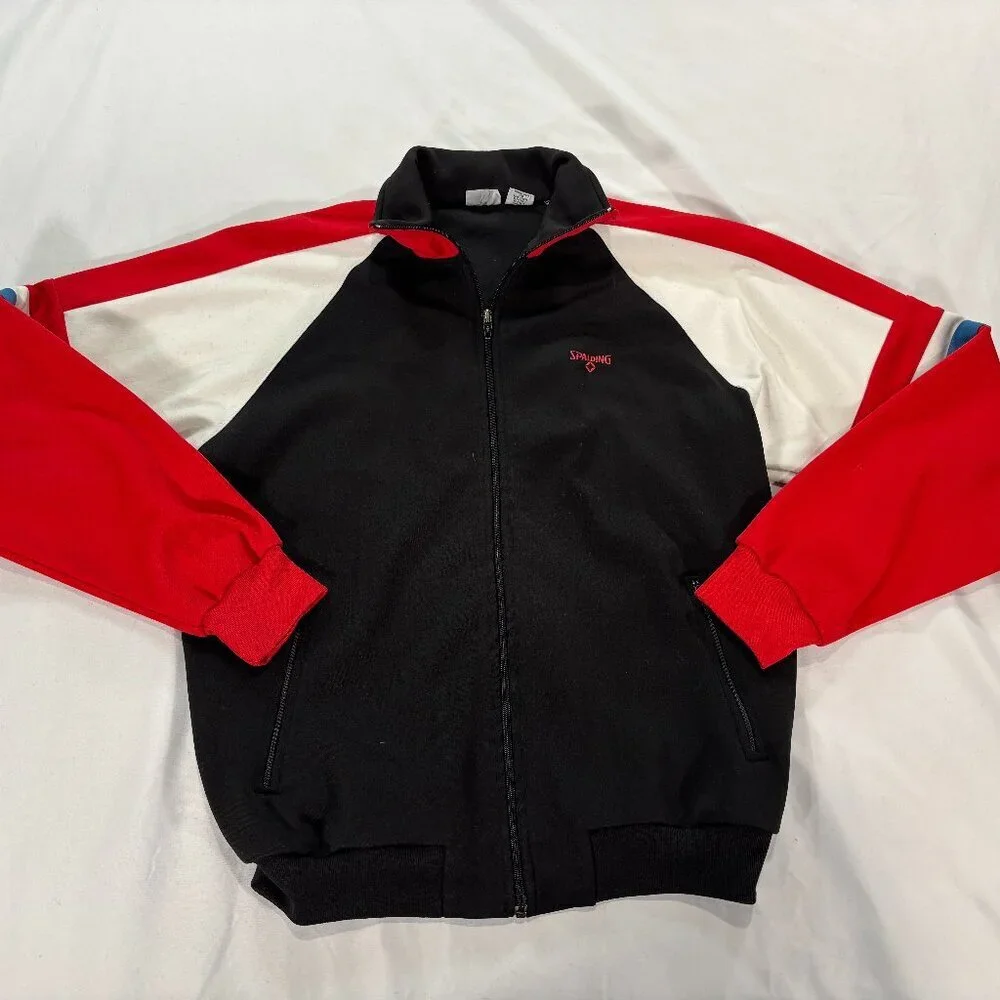 Vintage Spaulding Track Tennis Jacket Unisex Large         Lot O